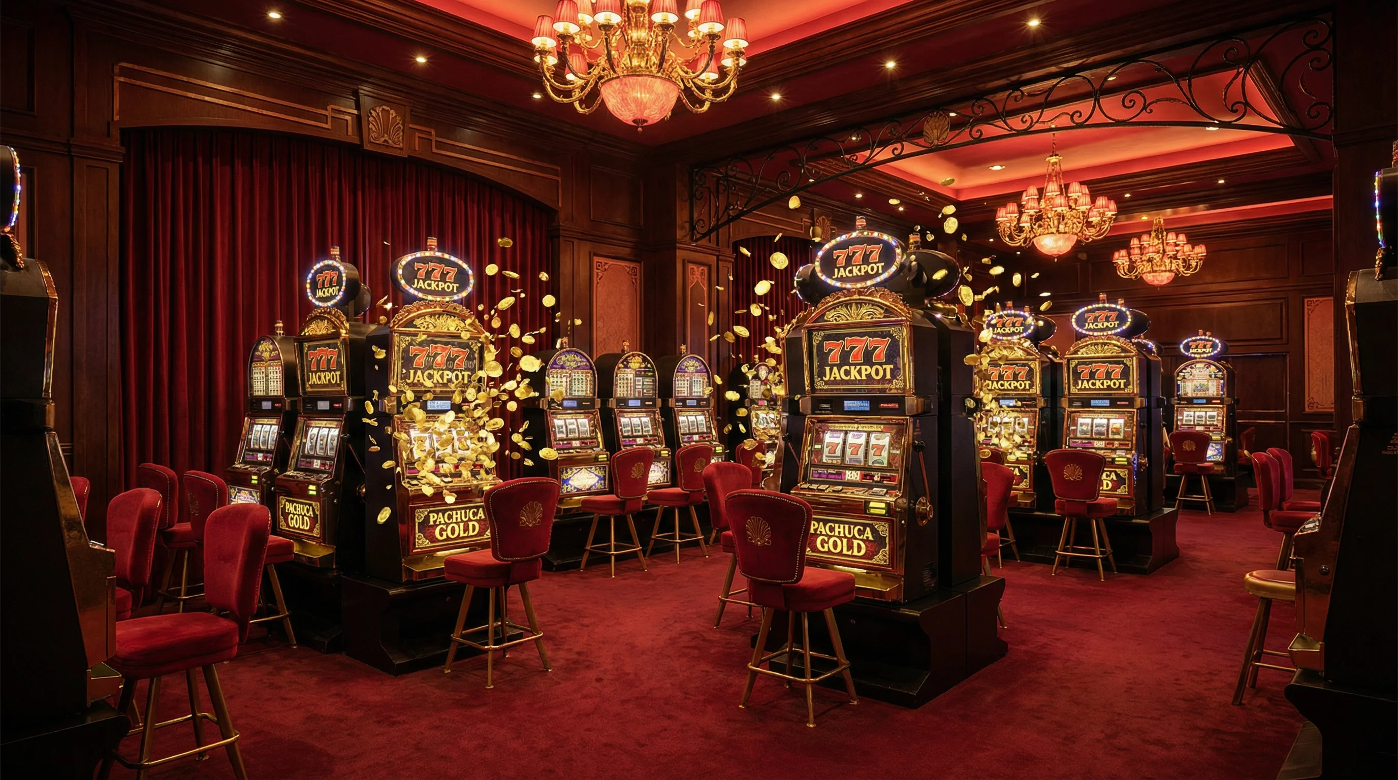 Sala de tragamonedas Winpot Pachuca con jackpots dorados